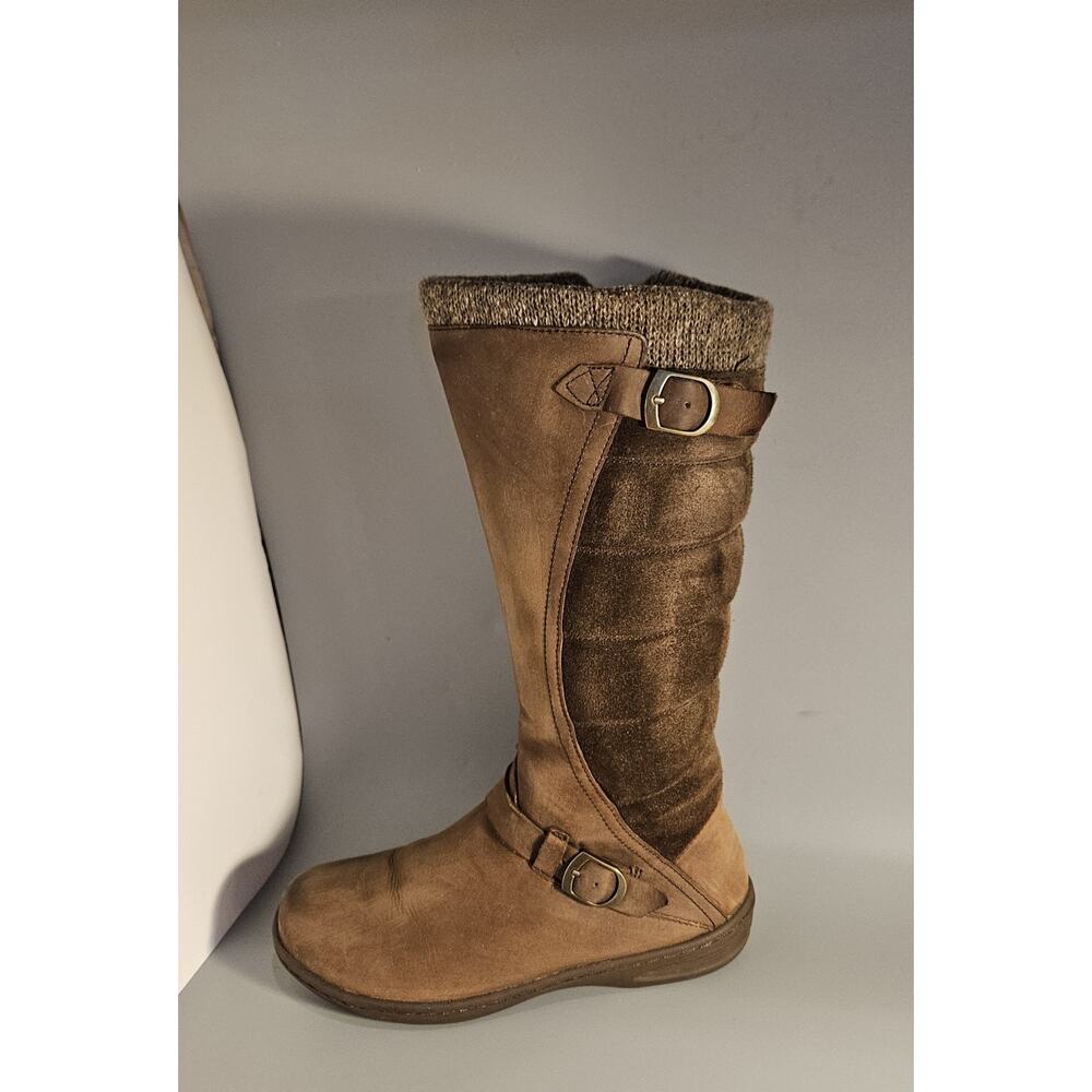TEVA NOPAL WATERPROOF WOMEN TALL BOOTS LEATHER BROWN US 5.5 Eur 36.5 Winter/Ski